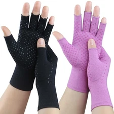 2 Pairs Arthritis Gloves, Compression Gloves for Women Men, Relieve Arthritis...