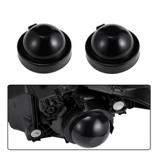 2PCS 85mm Rubber Car Headlight Fog Lamp Housing Extended Dust Cover Boot Caps