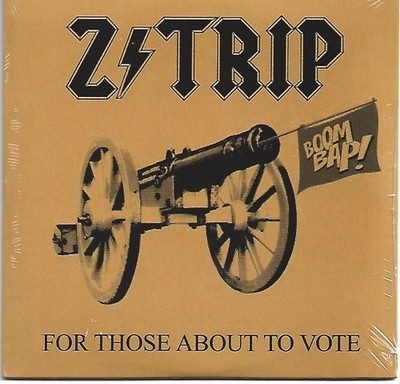 SEALED - Z-Trip - For Those About To Vote (CD, Album, Promo)  Free ship