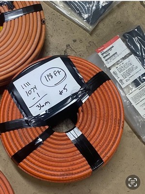 RAYCHEM Cable appr 118ft EM2-XR Self Regulating Wire Heating Cable & De-Ice 5/7
