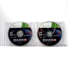 Mass Effect 3 Microsoft Xbox 360 Mint Game Discs Only Refurbished & Tested