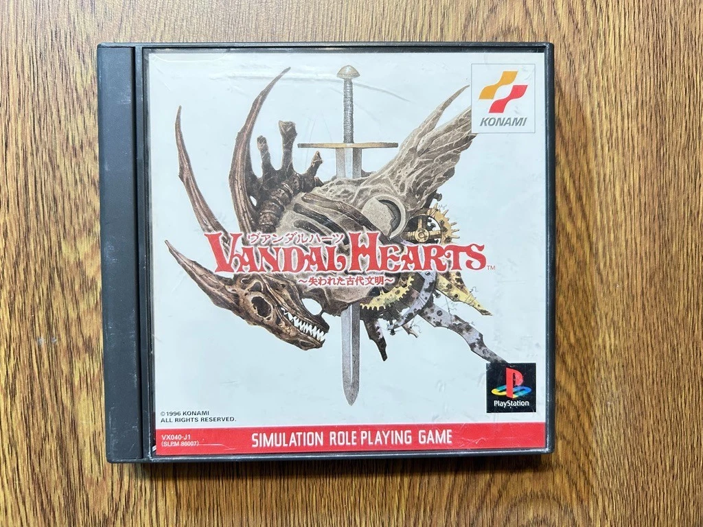gt;> VANDAL HEARTS KONAMI T-RPG PLAYSTATION JAPAN IMPORT NEW FACTORY SEALED