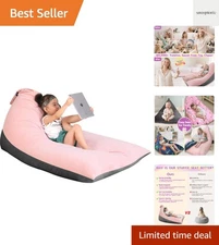 Durable and Stylish Stuffed Animal Storage Bean Bag Chair Cover - 200L Capacity