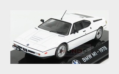 1:43 Edicola Bmw M1 1978 Con Vetrina mit Vitrine weiß ABSUP075 Modell