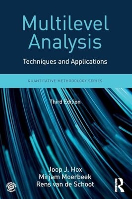 Multilevel Analysis: Techniques and Applications, Third Edition by Joop Hox