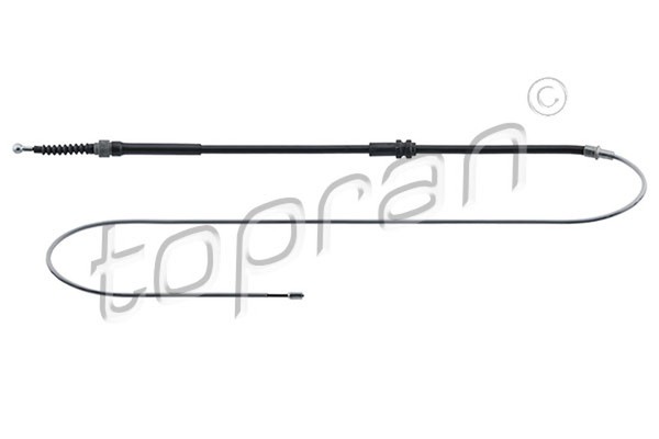 Bremsseil Seilzug Feststellbremse Topran 116 397 FüR 2KB VW 2CJ 2KJ Caddy 2CB 3-image