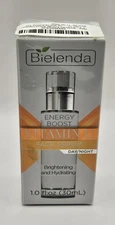 BIELENDA ENERGY BOOST VITAMIN C FACE SERUM BRIGHTENING AND HYDRATING DAY/N 1FLOZ