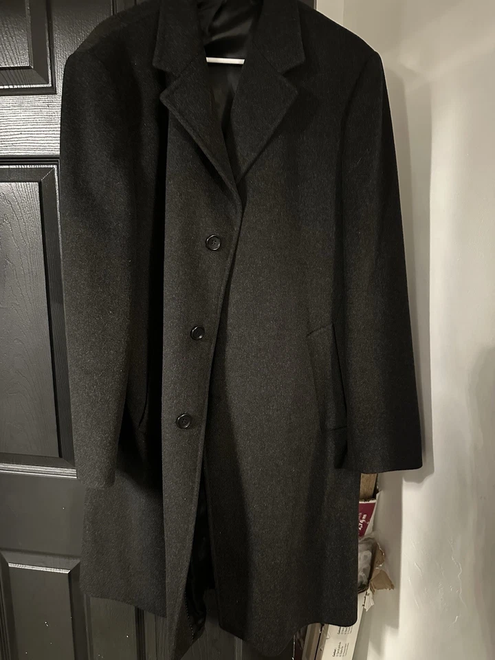 Loro Piana Barney’s Coat Size 56 Men's Black - Image 3 of 4