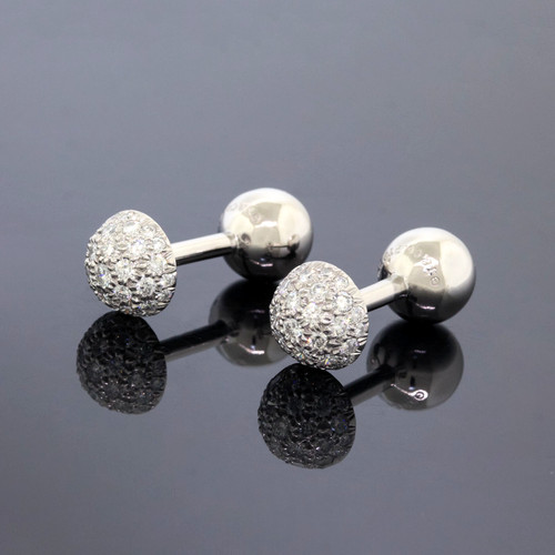 Tiffany & Co. Etoile PT950 Platinum Diamond Cufflinks
