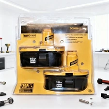 2 PACK 18V Battery For Dewalt 18 VOLT XRP DC9096 DC9098 Ni-MH DC9099 NEW