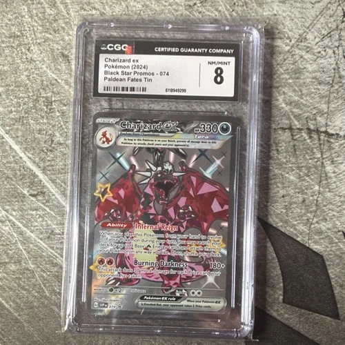 Charizard ex CGC 8 074 Sv: Scarlet & Violet Promo Holo Pokémon Card 2024