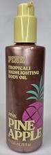 1 VICTORIA'S SECRET PINK PINEAPPLE TROPICAL HIGHLIGHTING BODY OIL 8 OZ