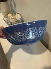 Vintage Pyrex #404 Colonial Mist Blue Mixing Bowl 4 QT