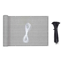 Privacy Screen Fence for For balcony Deck and Terrace Outdoor Use with Ties