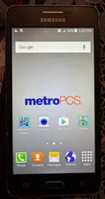 Samsung Galaxy Grand Prine SM-G530T1 Cell Phone Metro 8gb Gray Good Used