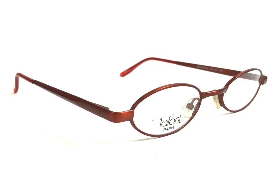 Jean Lafont Eyeglasses Frames BARBIZON M945 Matte Orange Wire Rim 46-20-137 - Image 2 of 4