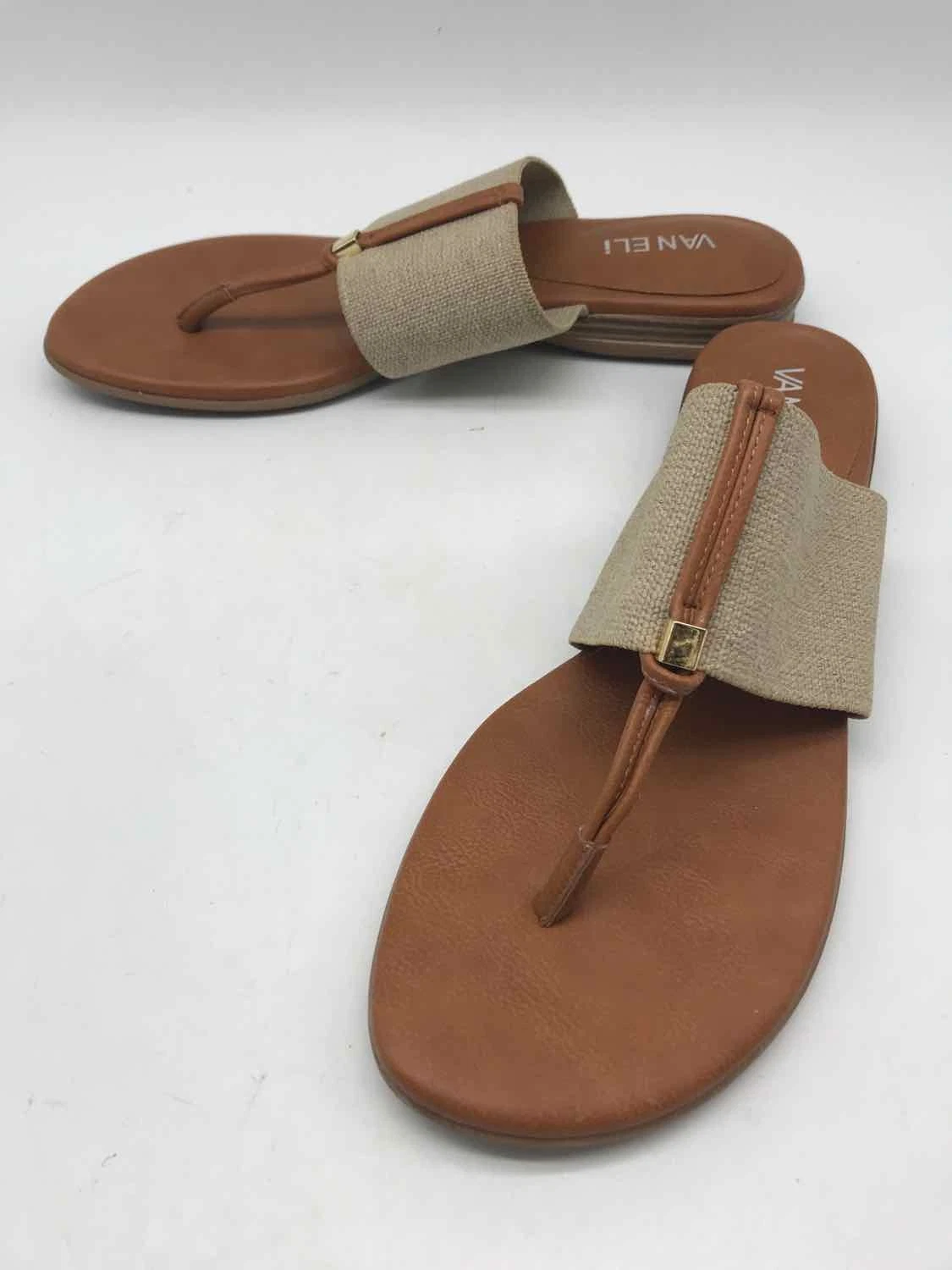 VANS Sandali con perizoma Van Eli Tan taglia 8 usati