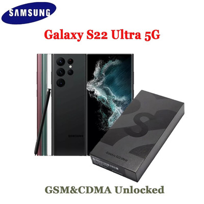 NEW Samsung Galaxy S22 Ultra 5G SM-S908U 128GB 8GB RAM Smartphone Unlocked 108MP