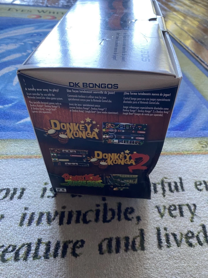 NEW DK Bongos Drum Controller Nintendo Gamecube Genuine OEM Retail Packaging - Image 4 of 4