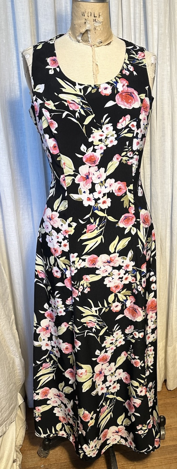 slim fit dress slacks Nicole Floral Maxi Dress