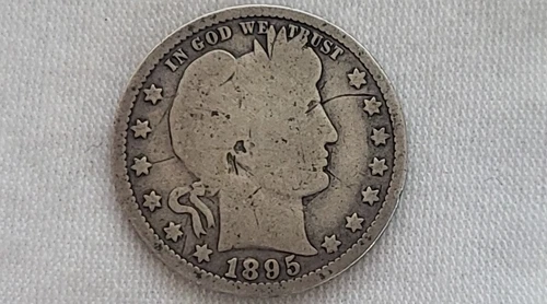 1895 Barber Quarter in Good Condition