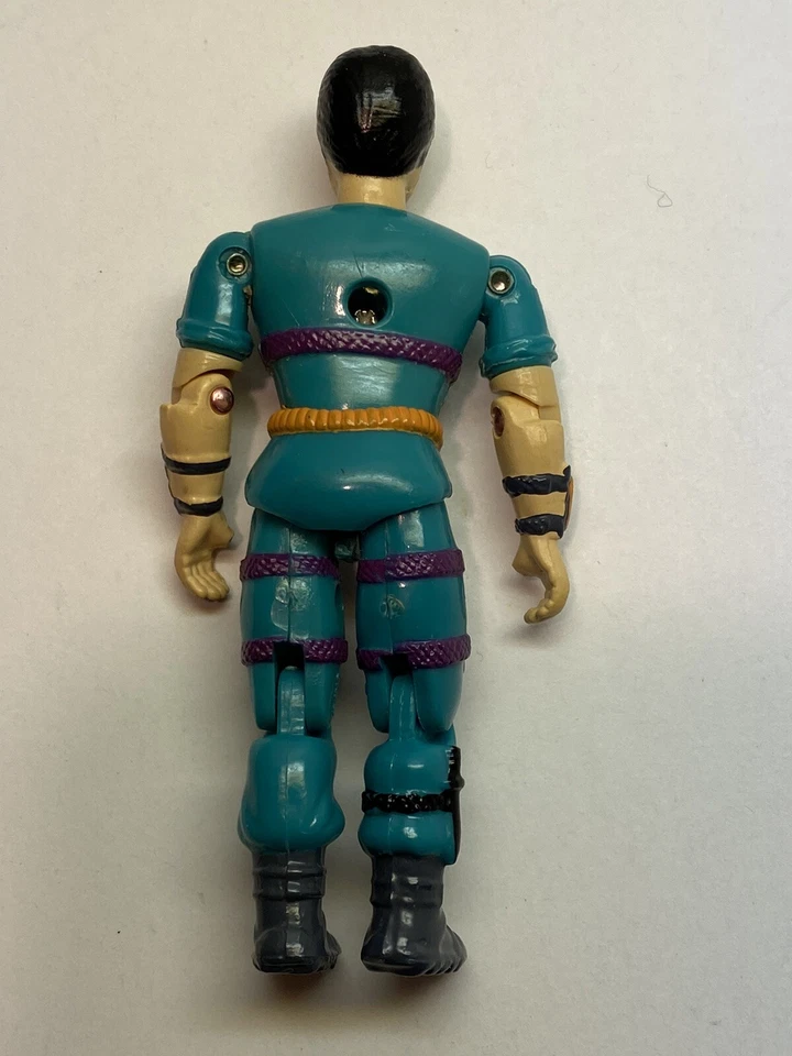 Boneco de ação The Corps Night Lazer azul-petróleo roxo laranja 3,75" (Lanard) escala 1:18 - Imagem 2 de 4