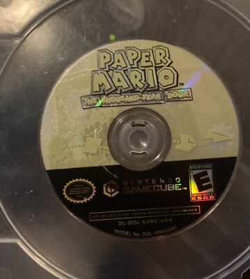Paper Mario: The Thousand-Year Door (Nintendo, 2004) (DISC ONLY WORKS)