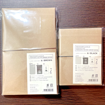 TRAVELERS FACTORY Notebook Narita Airport Edition SET of Regular