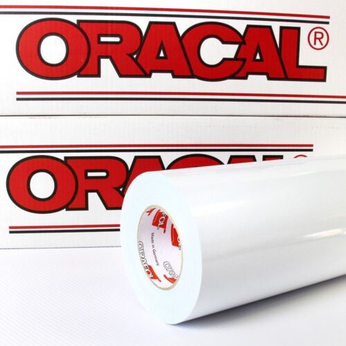 5€/m² Plotterfolie Weiß Oracal 621 glänzend 5m x 0,63m glanz Folie für Möbel - Bild 1 von 2