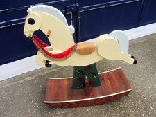 ANCIEN CHEVAL BASCULE  MAGASIN AU NAIN BLEU PARIS DLG SUZANNE BONNICHON 1940