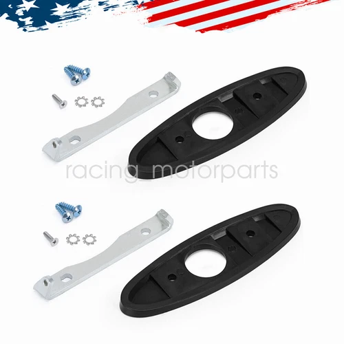 L&RH Outside Bullet Mirror Mounting Kit For 1970-1981 Firebird Camaro Nova GTO