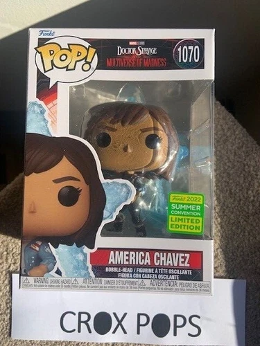 America Chavez DS MOM SDCC 1070 FUNKO Pop Vinyl New in Mint Box + Protector