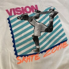 Vintage Vision Street Wear Hoodie Sweatshirt Youth Large