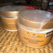 Lot Of 2 Shea Moisture Raw Shea Butter Deep Moisturizing Masque 11.5 Oz