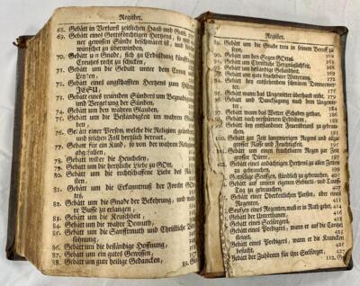 Johannes Zollikofer Book 1766 Heavenly Incense German Basel