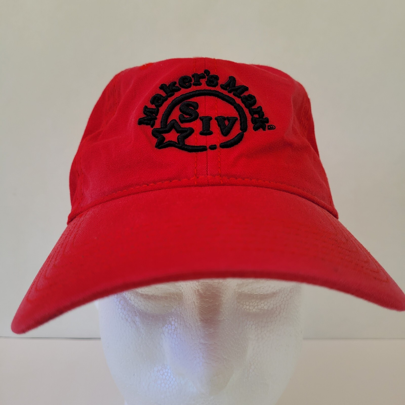 Makers Mark Strapback Baseball Cap Hat Embroidere… - image 1