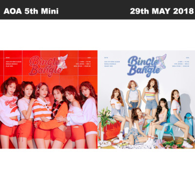 AOA BINGLE BANGLE 5th Mini Album CD+Booklet+Photocard+Postcard+Etc KPOP