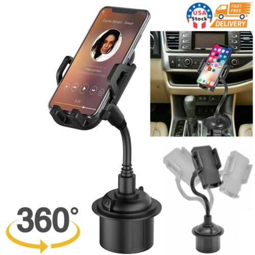 New Universal Adjustable 360° Car Mount Cup Cradle Holder Stand for Cell Phone