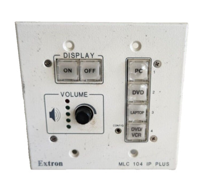 Extron 33-1415-01 33-1328-77 MLC 104 IP Plus MediaLink Controller Ship from U.S.