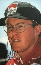 Paul Tracy autograph Canadian IndyCar Series driver, signed photo