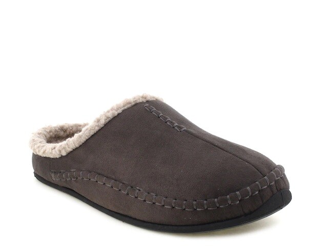 Deer Stags Slipperooz Nordic Charcoal Gray Men display picture 3