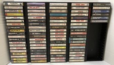 Lot of 80 Vintage COUNTRY MUSIC Cassettes WILLIE Hank DOLLY Whitley POSSUM   