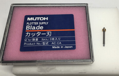 Original Mutoh AC-800 Cutting Knife for Clothing Model Plotter AC-CA 1 Box of 3
