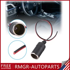 DC 12V/24V Car Cigarette Lighter Charger Cable Power Female Socket Plug Adapter