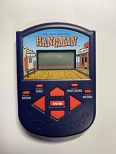 Milton Bradley Hangman Electronic Handheld Game 1995 Tested Works