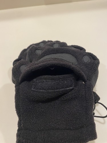 Bearhands & Buddies Kids Black Youth Fleece Mittens Paw Size Small 3-5 Years - Picture 3 of 4