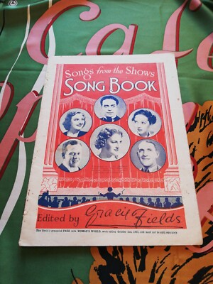 Gracie Fields Lieder aus den Shows Liederbuch Original Noten Sehr guter Zustand