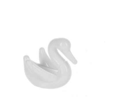 Ganz Miniature Mini Collectible Glass Balloon Animal Figurine WHITE SWAN  1''