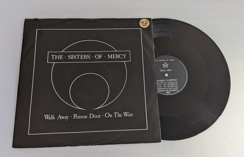 12 Inch Extended Remix Vinyl - The Sisters Of Mercy Walk Away 1984 Info Below - Picture 3 of 10