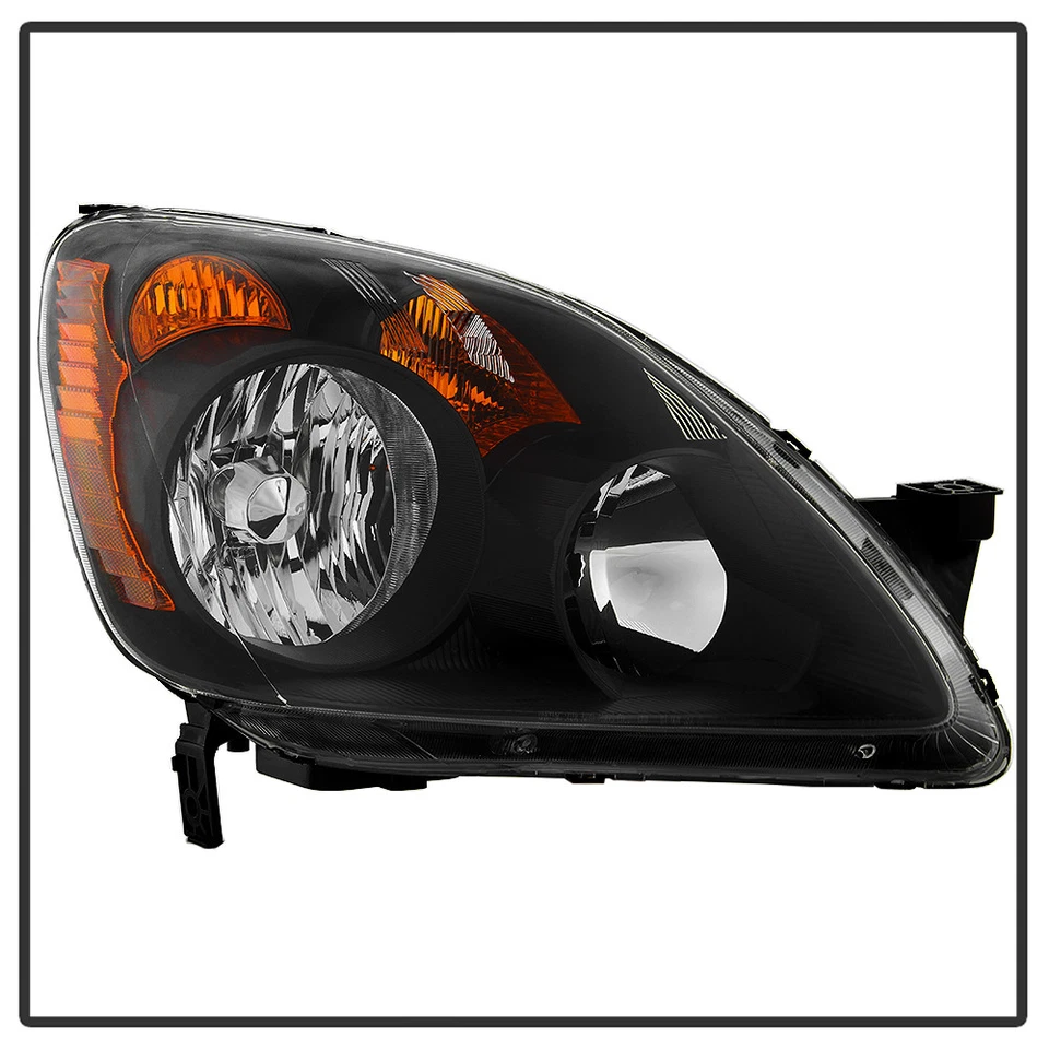 Juego de faros delanteros JDM estilo negro izquierda+derecha para Honda CRV CR-V 2005-2006 Foto 2 de 4